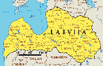 Map of Latvia