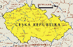 map of the Czech Republic