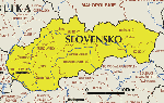 map of Slovakia