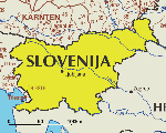 map of Slovenia
